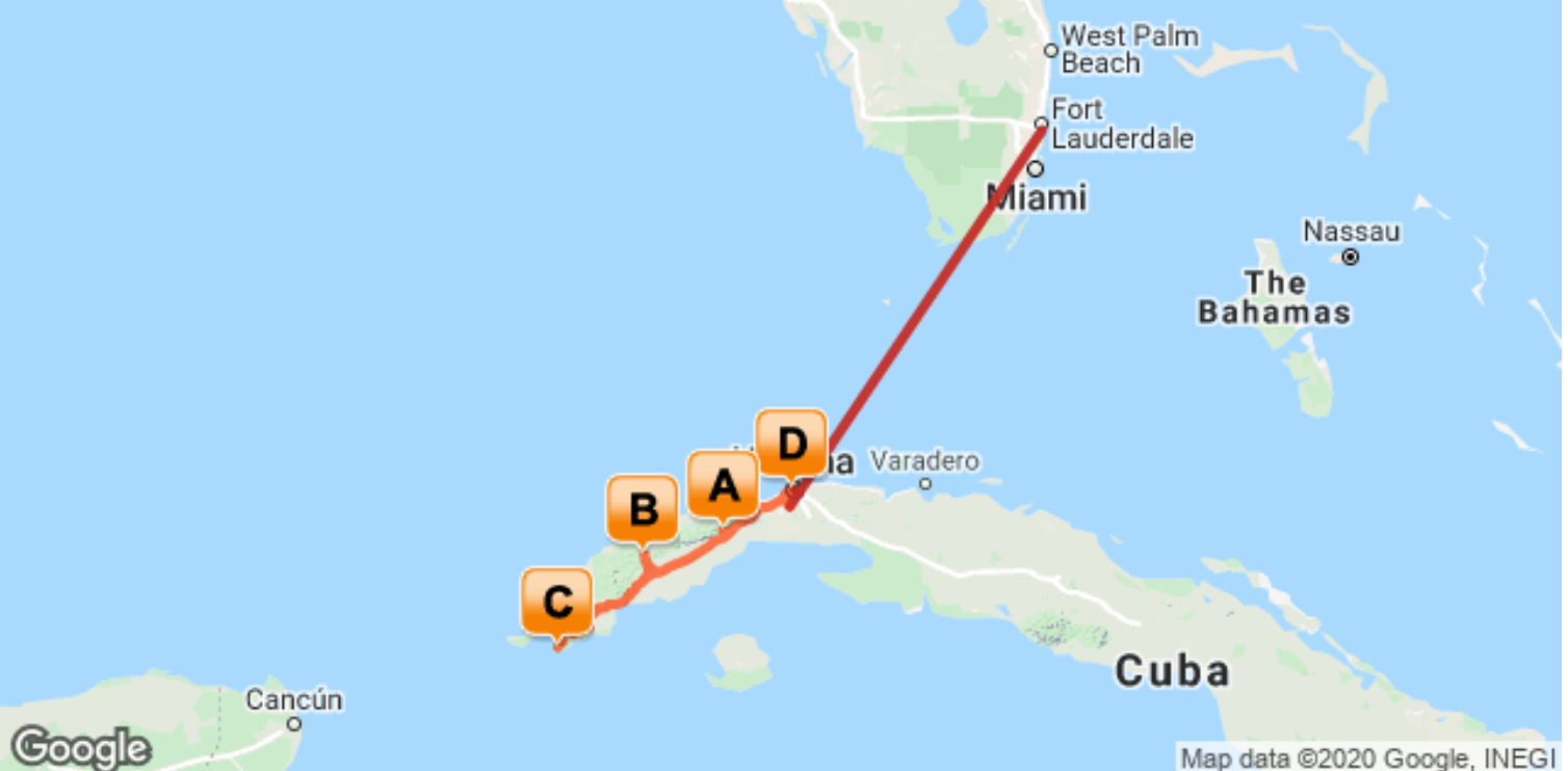 Wild Cuba Map Wild Cuba Map